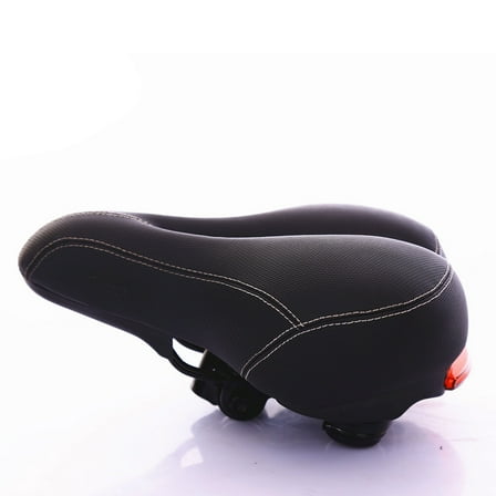 Bicycle Saddle with Light Dual Spring Bike Seat Waterproof