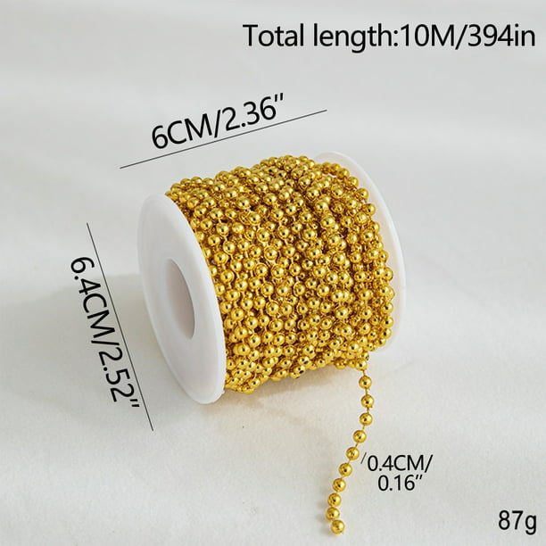 Electroplated Bead Chain Christmas Tree Decoration DIY Material Hanging Christmas Scene Layout