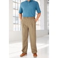 thumbnail image 4 of KingSize Men's Big & Tall Knockarounds Full-Elastic Waist Pleated Pants, 4 of 6