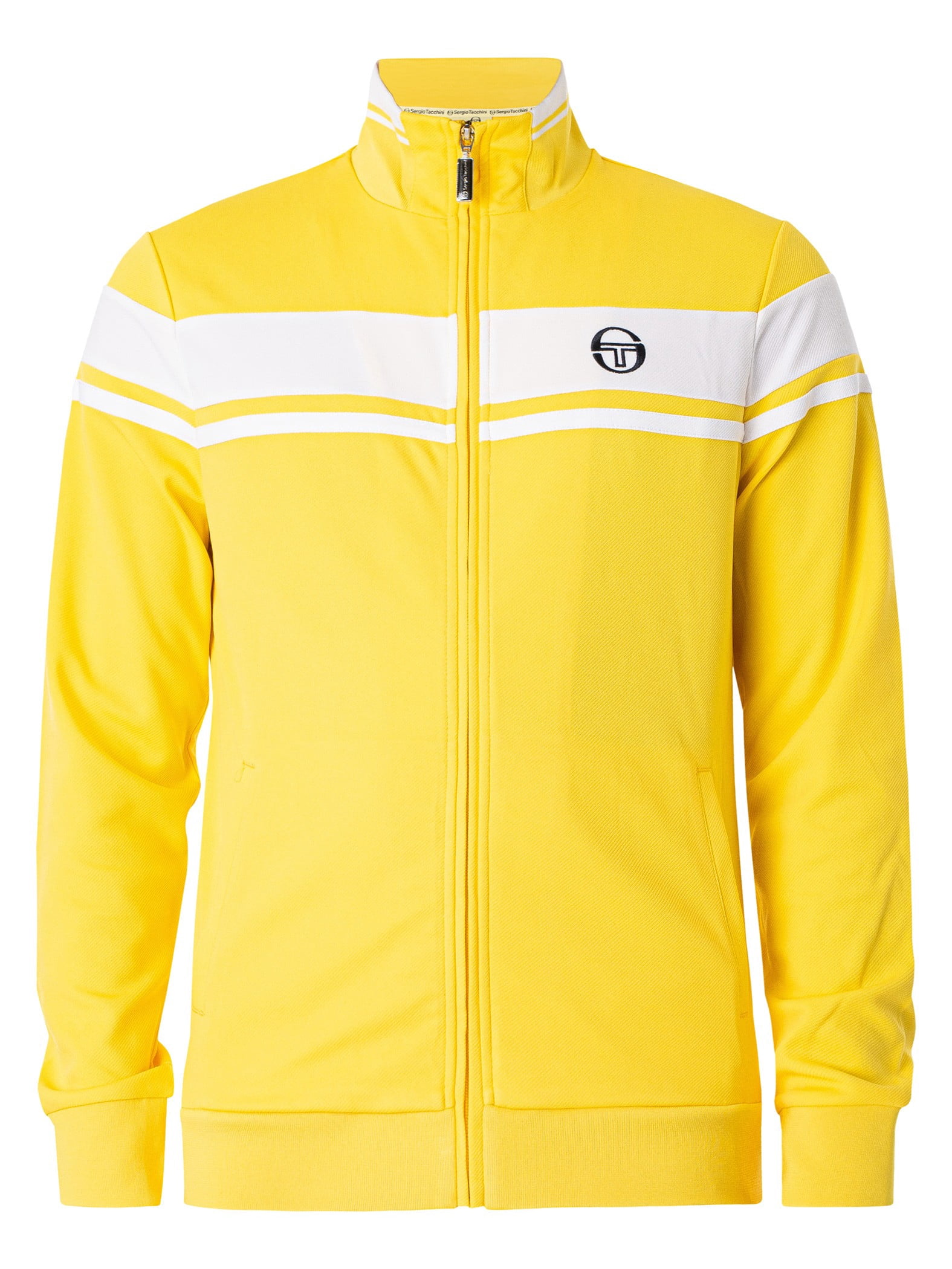 sergio tacchini track top yellow