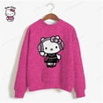 thumbnail image 5 of Sudadera con capucha holgada de manga larga con estampado de Hello Kitty para mujer, jersey de otoño 2024, ropa de calle Y2k, 5 of 5