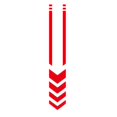 thumbnail image 1 of Soumake Fashion Motorcycle Motorbike Fender Reflective Warning Sticker Decals Decor, 1 of 8