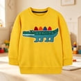 thumbnail image 2 of Toddler Boys Cotton Pullover Crewneck Sweatshirt Long Sleeve Cartoon Shirt Sweaters Tops for 6-12 Months 12-24 Months 2T 3T 4T 5T 6T 7T 8T 9T Children 6-7 Years, 2 of 4