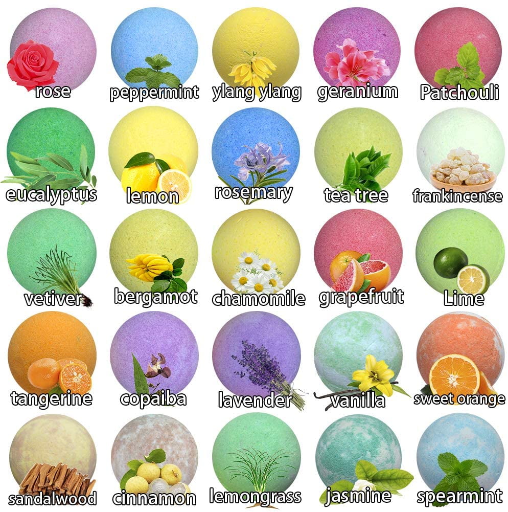 Pure Parker Nuture Me Organics Bath Bombs Gift Set 50 Pack