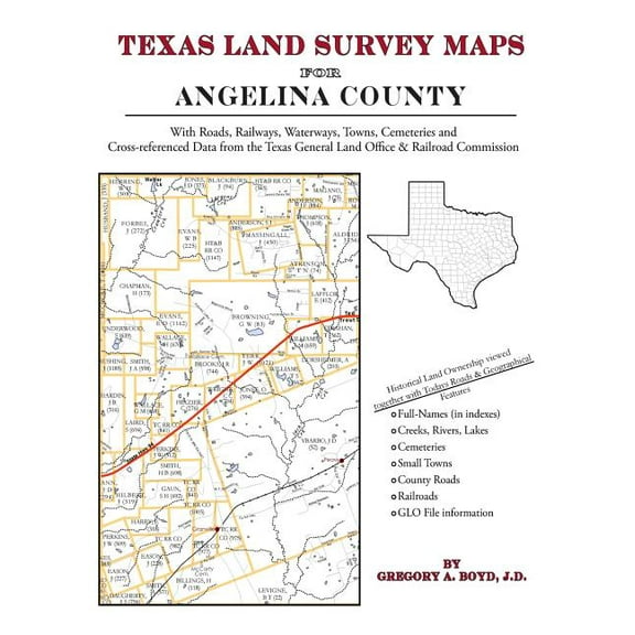 Texas Land Survey Maps for Angelina County