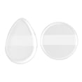 thumbnail image 4 of Silicone Makeup Puff - Reusable Water Drop & Round Shape, Wet/Dry Use, Foundation, Concealer, Powder, Blending Beauty Sponge, 4 of 10