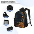 thumbnail image 4 of Fotbe Glowing Snake Dark Forest Lightweight Casual Laptop Backpack for Men and Women, Daily use Waterproof backpack, Backpack for College, 4 of 7