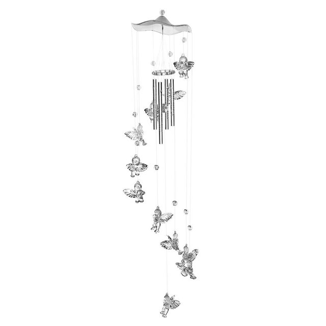 Butterfly Angel Wind Chime Mascot Home Living Props colgando para balcón al aire libre
