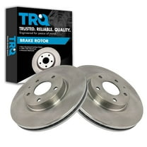 TRQ Front Brake Rotors Set Vented Fits Select 2014-2018 Mazda 6 2013-2015 CX-5