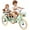 Green, variant on DEYGIA Kids Bike, 16 Inch Kids Tricycle Girls Bike 4-9 Years Old, Dual Handbrake Boys Bike with 2 Seats, 3 Storage Baskets