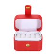 thumbnail image 3 of Unique Bargains Velvet Ring Box, 4 Slots Travel Ring Box Jewelry Holder Portable Mini Jewelry Case for Rings, Red, 3 of 6