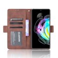 thumbnail image 3 of Case for Motorola Edge 20 Cover Adjustable Detachable Card Holder Magnetic closure Leather Wallet Case - Brown, 3 of 5