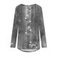 thumbnail image 4 of ICHUANYI Clearance Women's Fashion Loose Long Sleeve Round-Neck Blouse Christmas Printing T-Shirt Tops(Gray, M) ICHUANYI WER2023081116157, 4 of 5