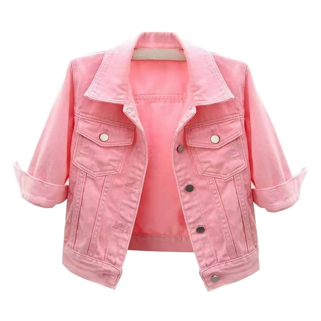 hontri Veste en Denim Courte (Femmes, G)
