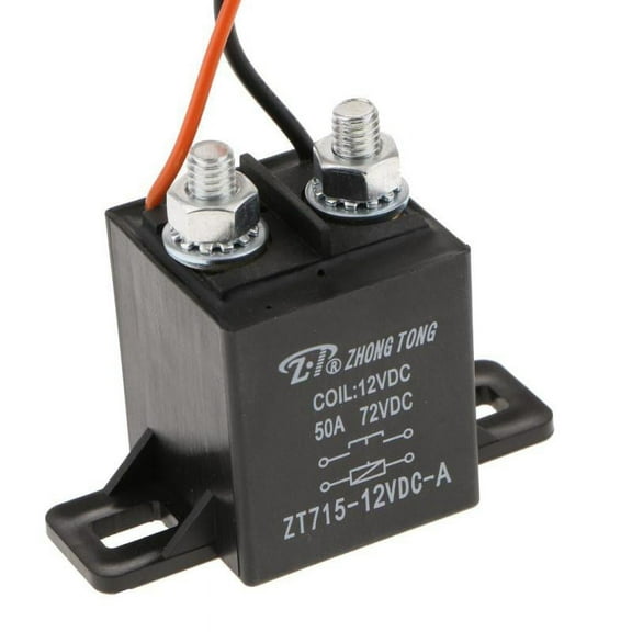 4-Pin DC 12V 50Amp Wired Heavy Duty Split Charge Relay on/Off Boat