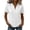 White, variant on MAFYTYTPR Women's Polyester Solid Lapel Polo Shirt Short Sleeve Spring Summer Casual Tops for Everyday Wear S-XXL
