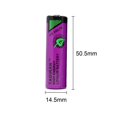 thumbnail image 2 of Batería POWCAMAH TL-5903 3,6 V 2400 mAh de litio AA (paquete de 2), 2 of 6