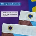 thumbnail image 3 of FLAGWIN Pride Flag Outdoor - EVERYONE IS WELCOME HERE LGBTQ Rainbow Flag - 3x5 ft Double Sided Polyester - All Inclusive Pride Flag for Displaying Pride, Supports, or Progress Ideas, 3 of 5