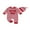Red, variant on Newborn Baby Valentines Day Outfit Lover Boys Jumpsuit Long Sleeve Crewneck Striped Embroidery Romper Hat Set Spring Clothes