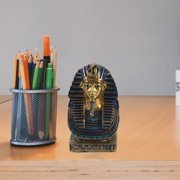 Yvsxxv Egyptian Pharaoh Statue Egyptian King Tutankhamun Figurine Resin Figurines Statue Bust Egypt Statue Resin Home Decor