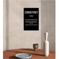 thumbnail image 4 of Consistency Noun Inspirational Canvas Wall Art for Office Quotes Motivational Poster Prints Framed Wall Art for Gym Inspirational 12x18 Inch, 4 of 6