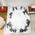 thumbnail image 5 of Homewish 4-Piece King Size Cartoon Bowknot Starry Sky Microfiber Sheet Set for Girls, 5 of 7