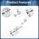 thumbnail image 4 of Silbato de escape Turbo Sound Muffler Pipe Whistle para automóvil XL, fabricante de rugido trasero, tono plateado de aluminio, 1 juego, 4 of 7