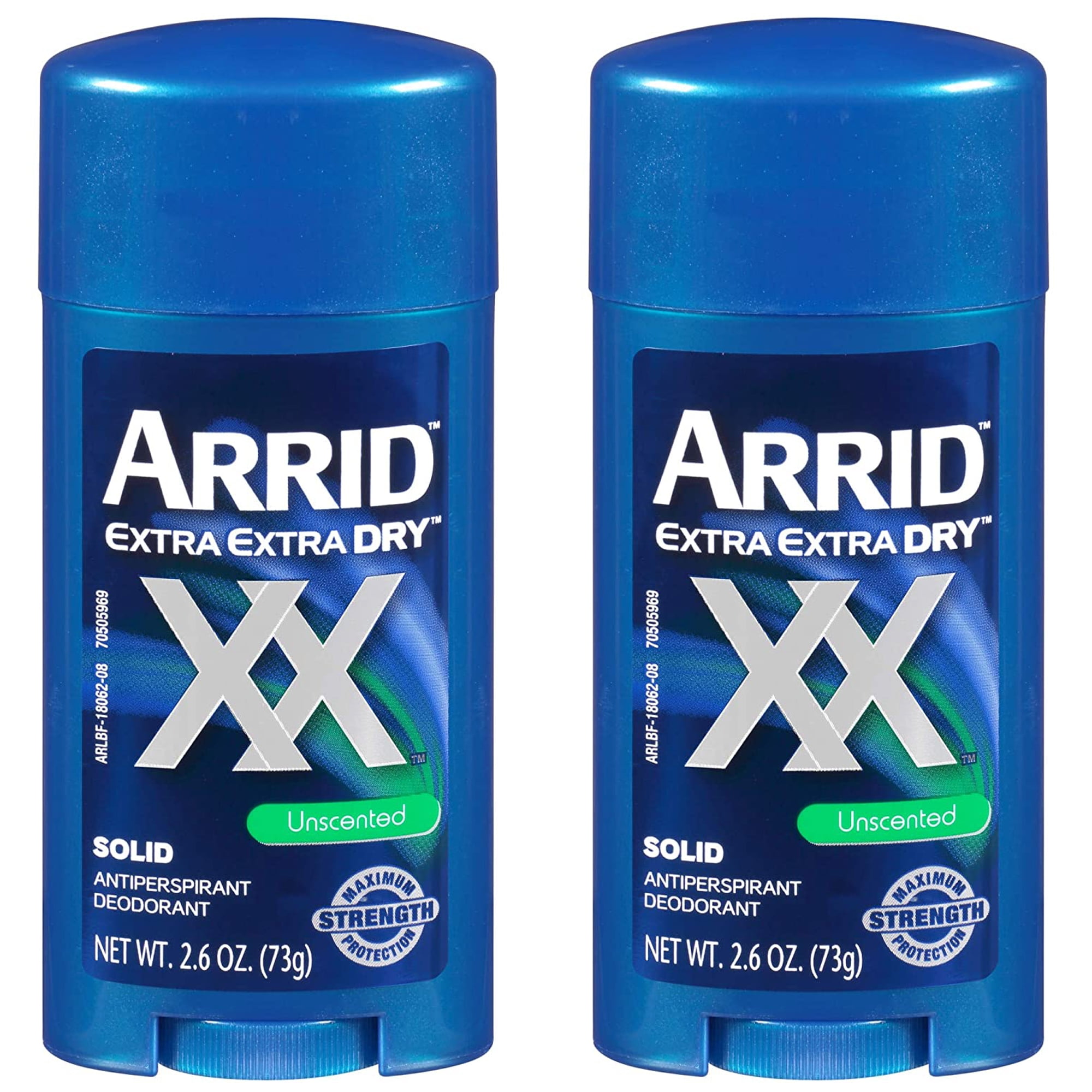 Pack of (2) Arrid XX Extra Extra Dry Solid Antiperspirant Deodorant