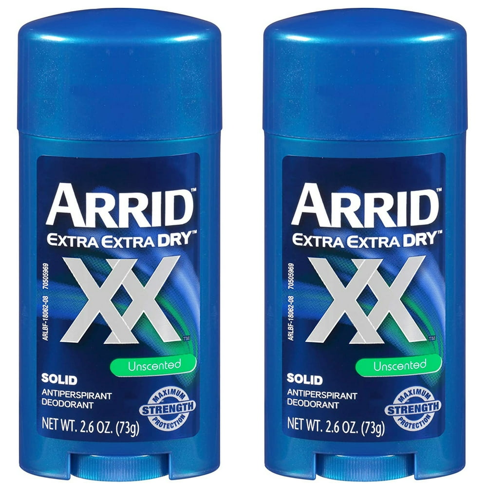 Pack of (2) Arrid XX Extra Extra Dry Solid Antiperspirant Deodorant