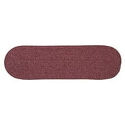 Colonial Mills Bristol Braided Red Area Rugs 8"x28" (SET 13)