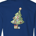 thumbnail image 4 of Inktastic Christmas Tree Long Sleeve Youth T-Shirt, 4 of 5