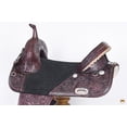 thumbnail image 4 of HILASON Western Horse Treeless Trail Barrel Saddle American Leather | for Horses, 4 of 7