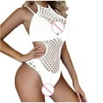 thumbnail image 5 of Lencería de mujer, medias de rejilla, tirantes, body sin espalda, ropa de red, body de nailon para mujer, 5 of 5