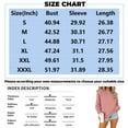 thumbnail image 4 of Lumtrix Womens Oversized Long Sleeve Sweatshirt Casual Crewneck Cute Pullover Tops Lightweight Sweatshirt 2025 Fashion Wine S, 4 of 6