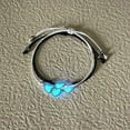 thumbnail image 4 of Heart To Heart Print Double Luminous Glow Bracelet Couple Hand Rope Irradiation Design, 4 of 6