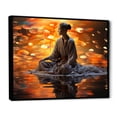 thumbnail image 2 of Designart "Meditating With Vipassana Insight I" Meditation Floater Framed Canvas Wall Art, 2 of 5