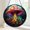 Acrylic 3.5 Inch, variant on Abstract Synesthesia Mushroom Stained Glass Suncatcher Window Hanging, Vibrant Artistic Expression Decor