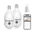 thumbnail image 2 of 2pcs Foco Con Camara De Seguridad Wifi 2mp  Lab.G, Blancas, 2 of 5