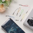 thumbnail image 6 of Uxcell 100Pcs Lobster Clasp Cords Clasp Strap Lanyard Charm Short Finger Rope for Cellphone Cases Keychain Black, 6 of 6