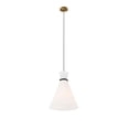 thumbnail image 2 of Lámpara colgante Modway Starlight de latón satinado blanco de 1 luz, 2 of 8