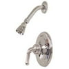 Sanibel Single-Handle Shower Faucet, Chrome/Polished Brass