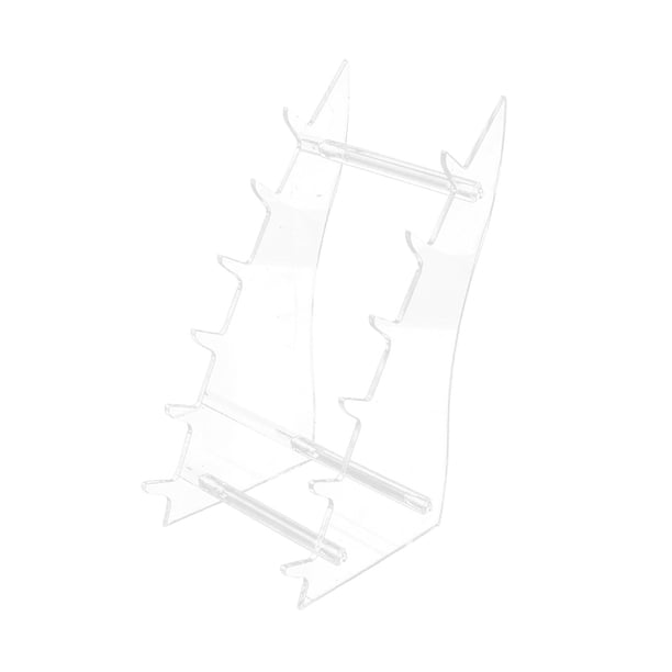 Soporte para , soporte para cuchillos, estante coleccionable para escritorio, Navajas de bolsillo, organizador acrílico, soporte de exhibición , claro 15x13.5x26cm