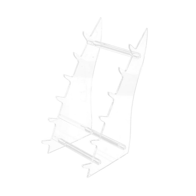 Soporte de escritorio para espadas, soporte horizontal coleccionable para cuchillos. claro 15x13.5x26cm