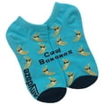 thumbnail image 4 of "Cool Bananas," Anydaze Womens No Show Socks, with Soft Combed Cotton and Smooth Seamless Toe, 4 of 5