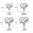 thumbnail image 4 of Cuadro Decorativo de Metal con Diseño love family Grande, 4 of 4