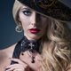 thumbnail image 4 of Pendientes góticos con luna esqueleto, pendientes de Halloween con esqueleto, joyas para fiestas de Halloween, pendientes para mujer, 4 of 7