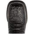 thumbnail image 6 of Ferrini Western Boots Mens Stampede Croc Print Black 40493-04, 6 of 7