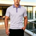 thumbnail image 2 of JAJAHO Mens Striped Polo Shirts Quick Dry Summer Short Sleeve Lightweight Performance Polos For Men Outdoor Golf Wear Soft Tops, 2 of 4