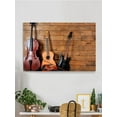 thumbnail image 2 of Musical Instruments On Wood Wrapped Canvas  -Image by Shutterstock,, 2 of 3