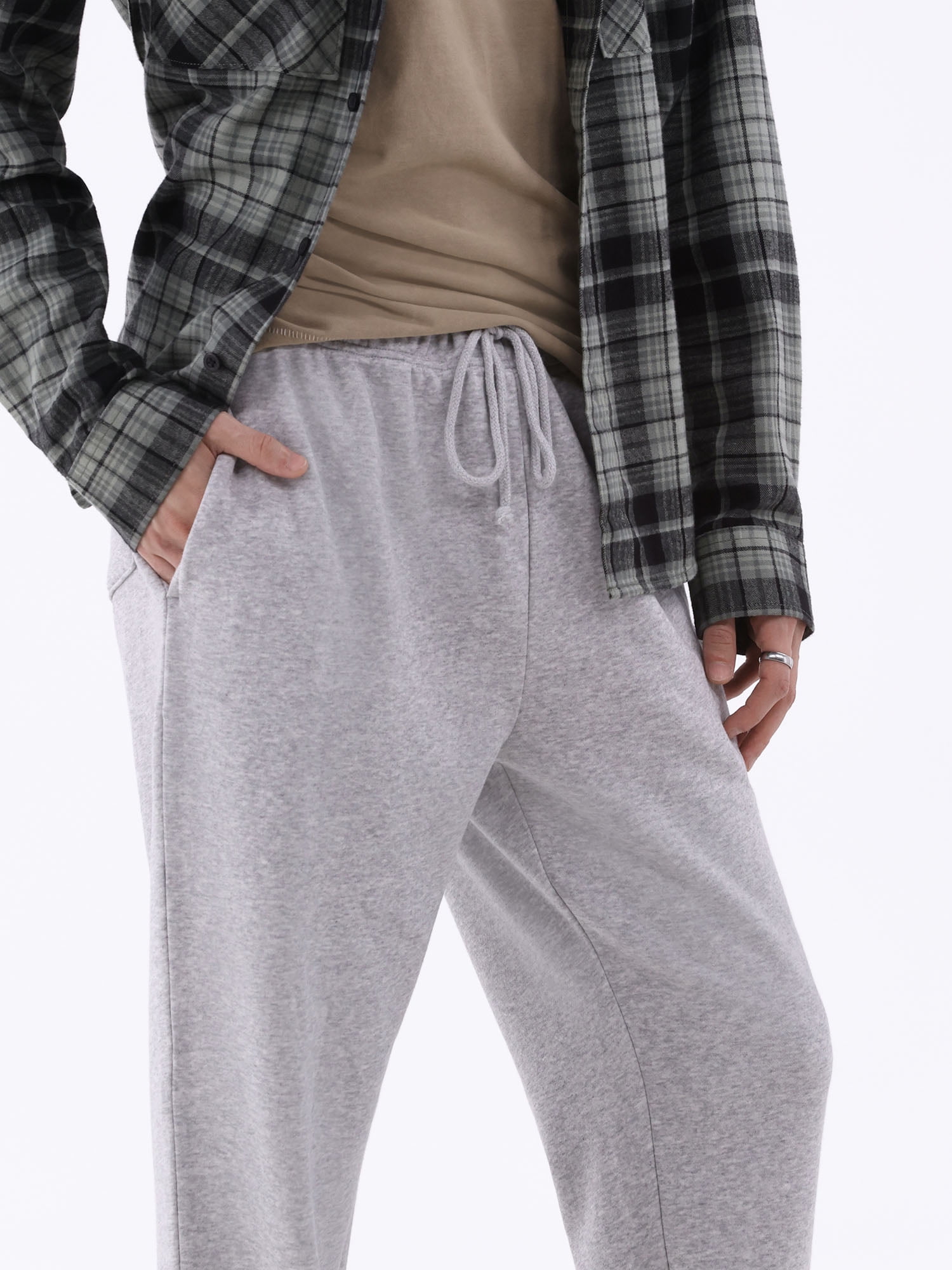No Boundaries All Gender Soft Fleece Jogger Pants, 30" Inseam, Men's and Big Men's